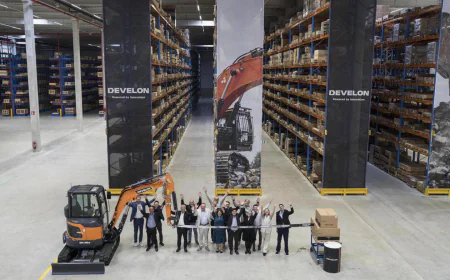 Develon Inaugurates New 24,000 m² European Parts Distribution Center in Belgium